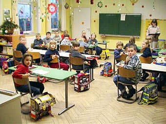 Klasse 3, Schule Cismar     c 2001, Foto: Wiese
